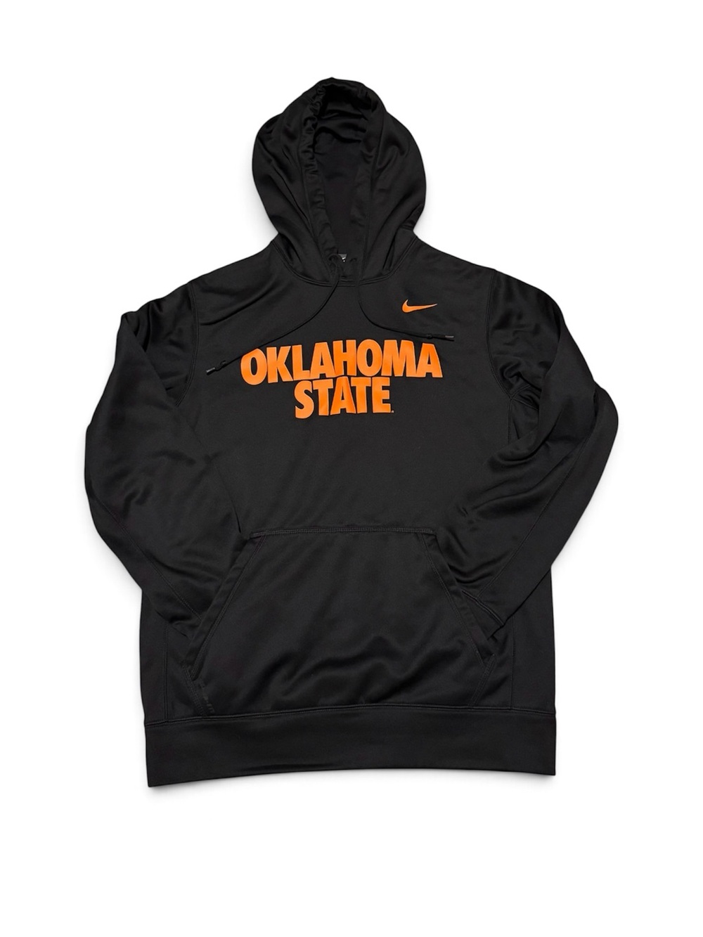 Nike Therma-Fit Oklahoma State Cowboys Hoodie Men's Small Black Orange OSU